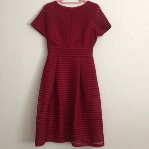 Boohoo full skirted midi dress